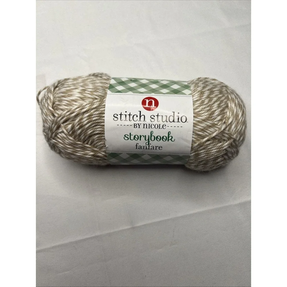 Stitch Studio by Nicole, Storybook Fanfare, Yarn, 4.9 OZ English Toffee 4331501